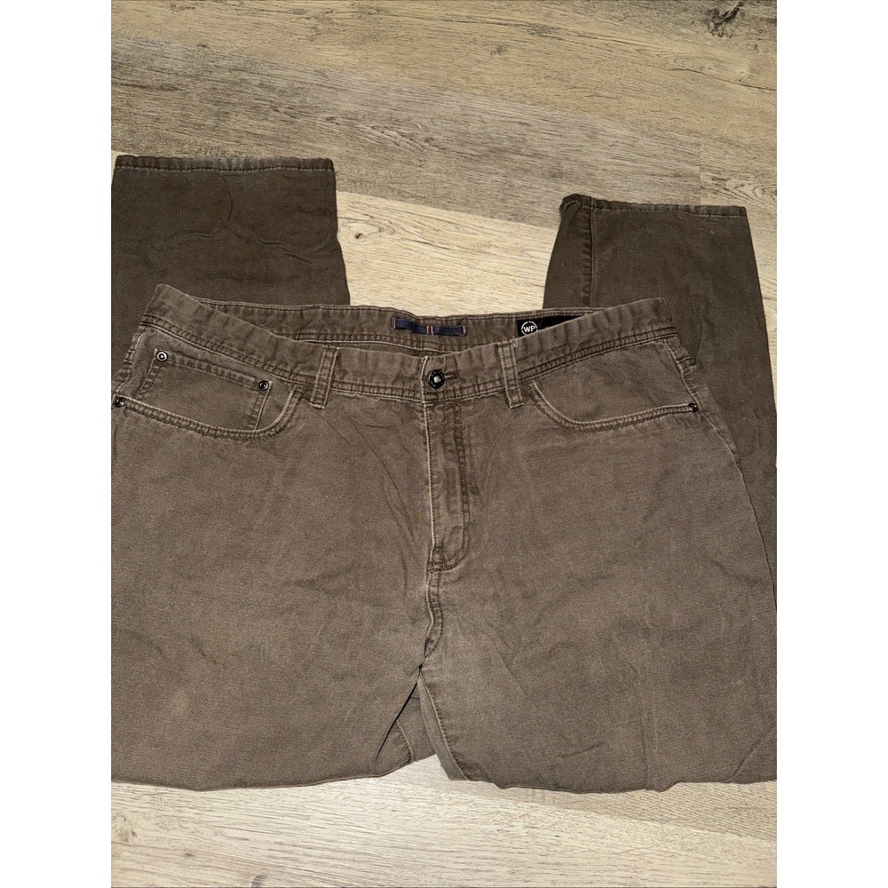 WP Weatherproof Men's The Trail Utility Pant Straight Size 40W X 27 Brown
